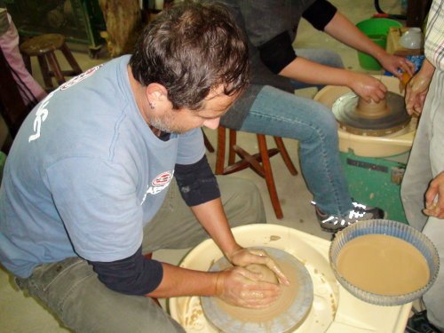 Trying Potter’s Wheel