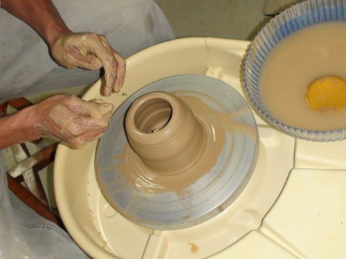 Trying Potter’s Wheel