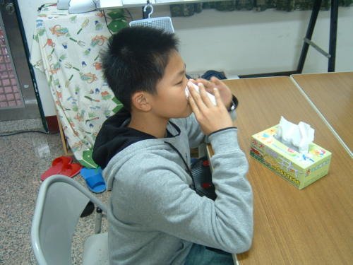 Jason Wipes His Nose