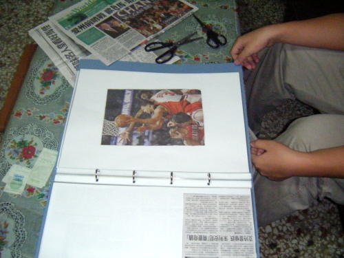 Andre Makes a Scrapbook