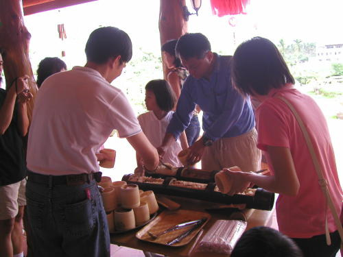 Rice in a Bamboo Tube