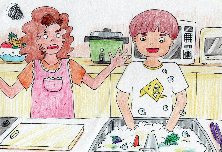 Inexperienced Kitchen Helper