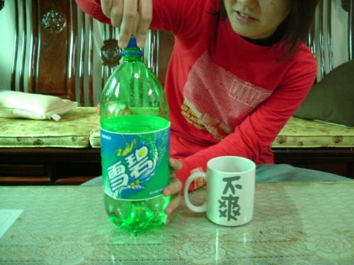 Drinking Sprite