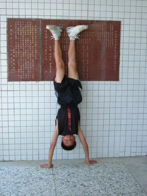 Doing a Handstand
