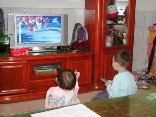 Watching TV