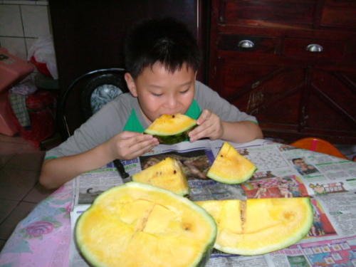 Eating Watermelon