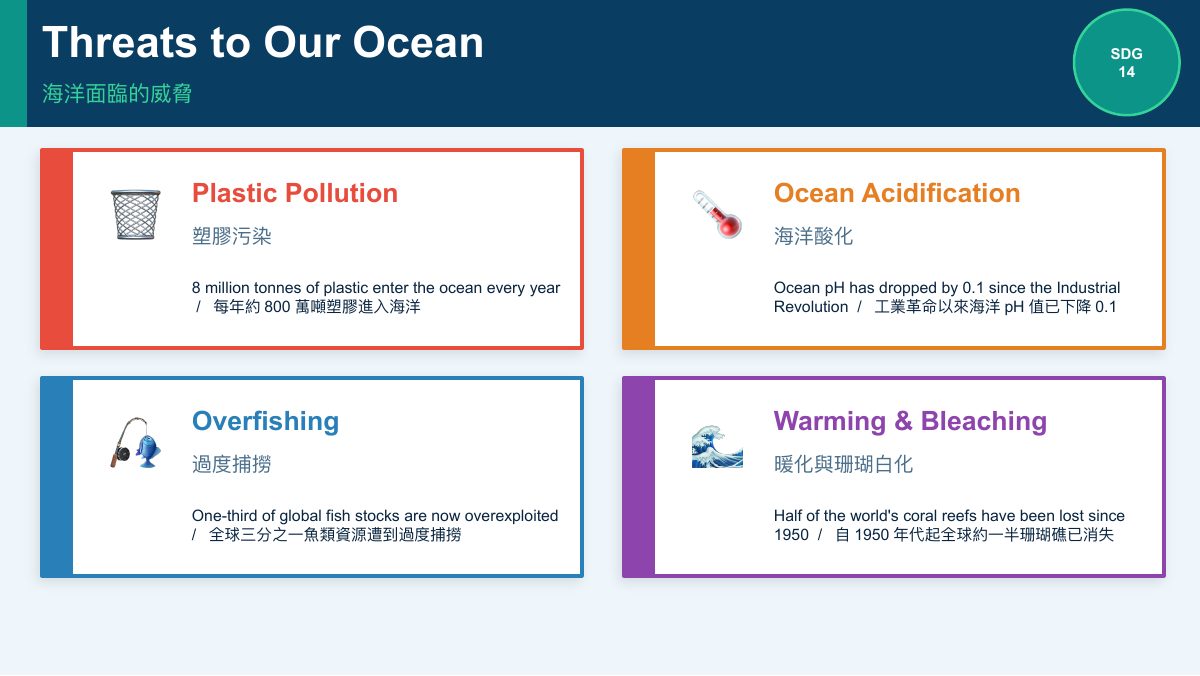 SDG 14 保育海洋生態（中學雙語版） — 第 4 頁