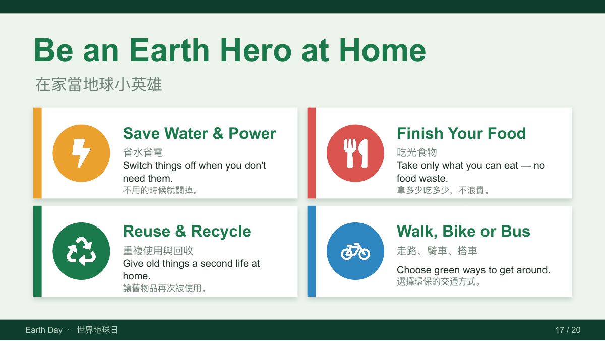 地球日 Earth Day — 第 17 頁